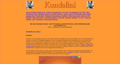 Desktop Screenshot of kundalini.de