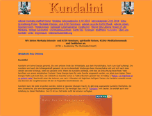 Tablet Screenshot of kundalini.de